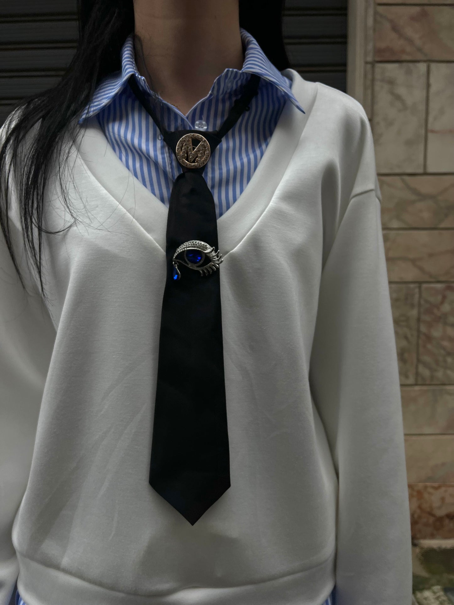 Tuta baggy camicia