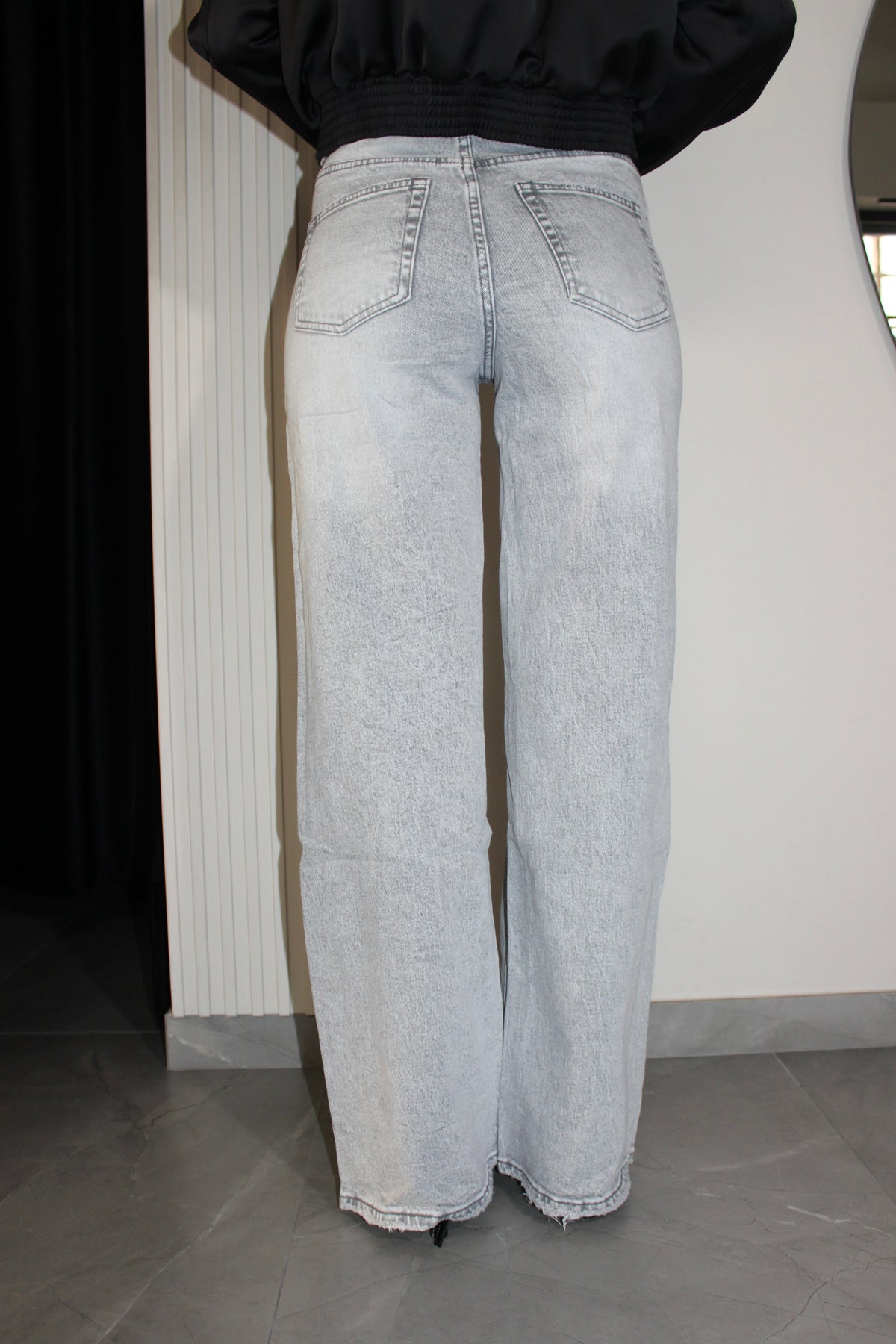 Jeans Wide Grey