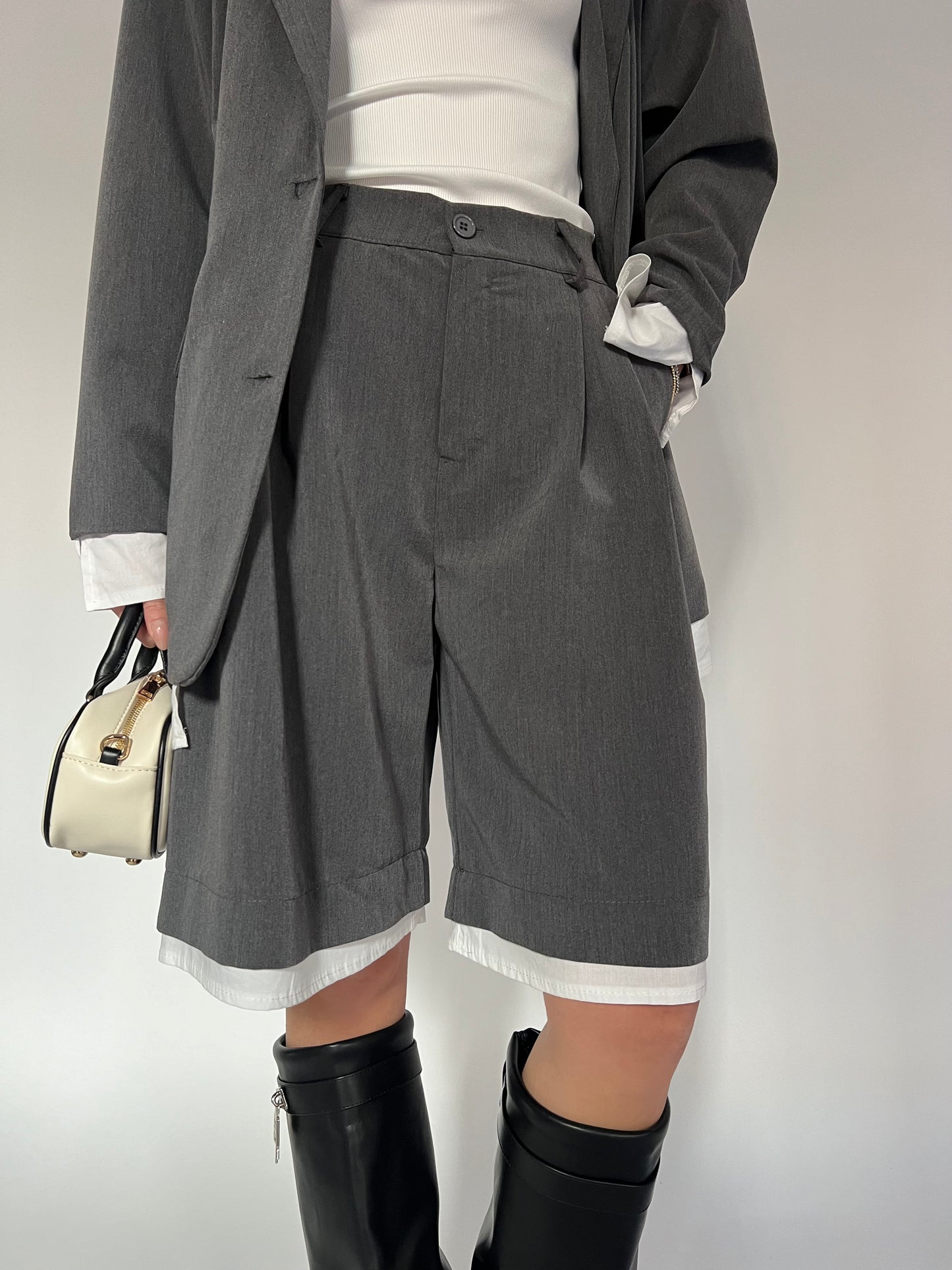 Tailleur Bermuda grey