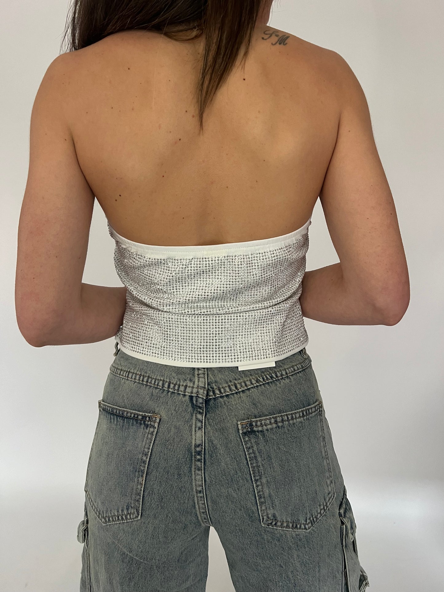 Top Anne strass