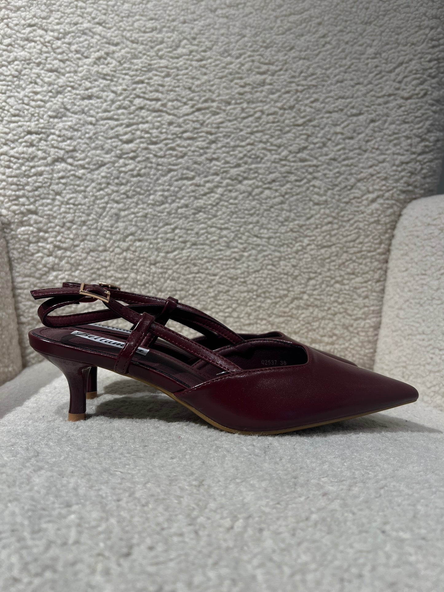Décolleté mini burgundy