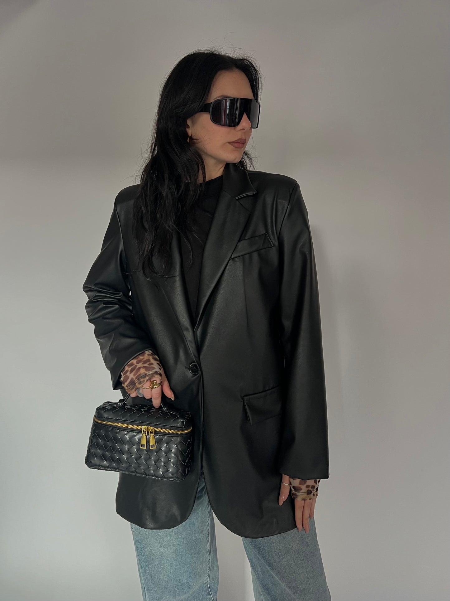 Blazer ecopelle