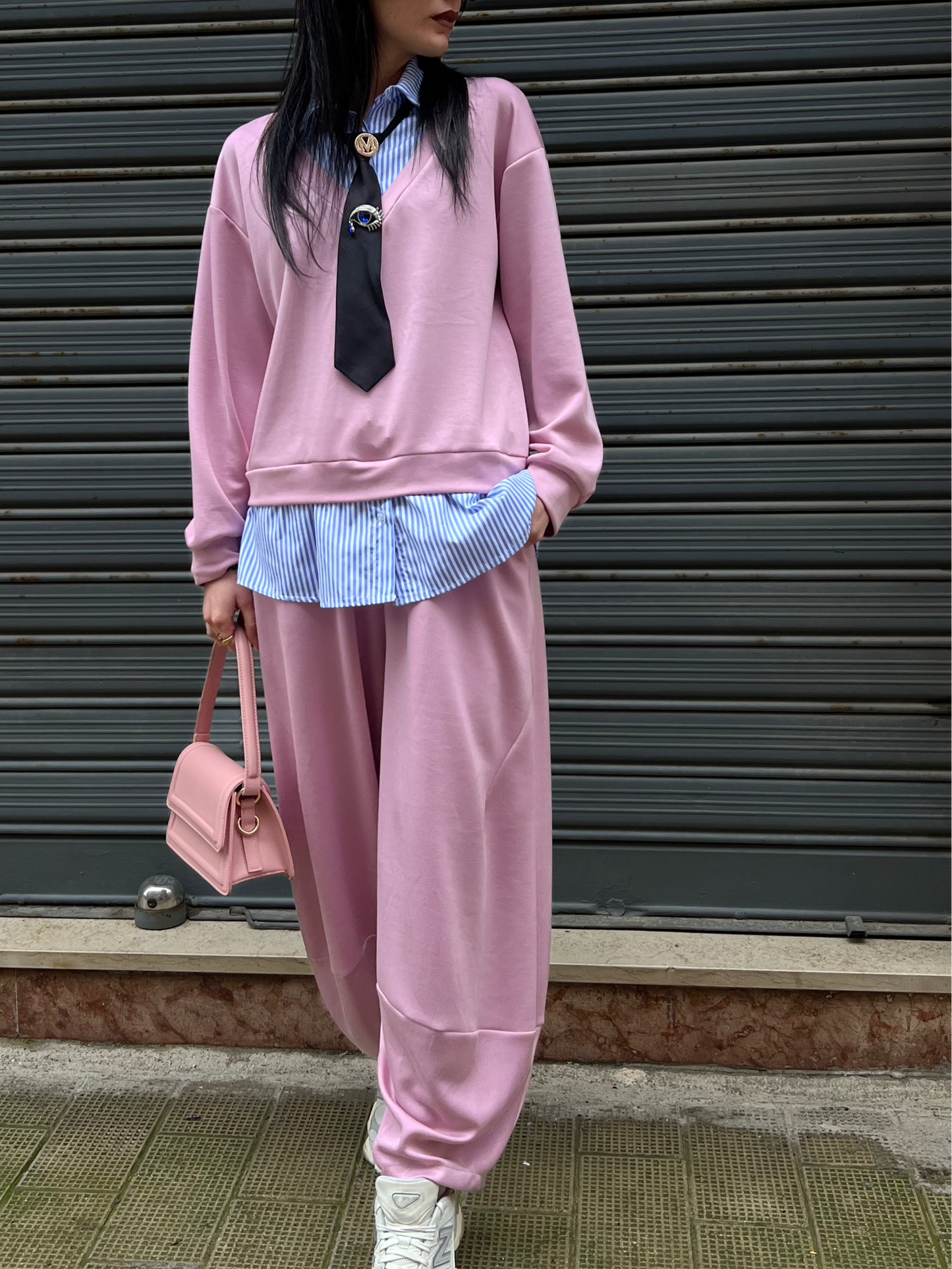 Tuta baggy camicia