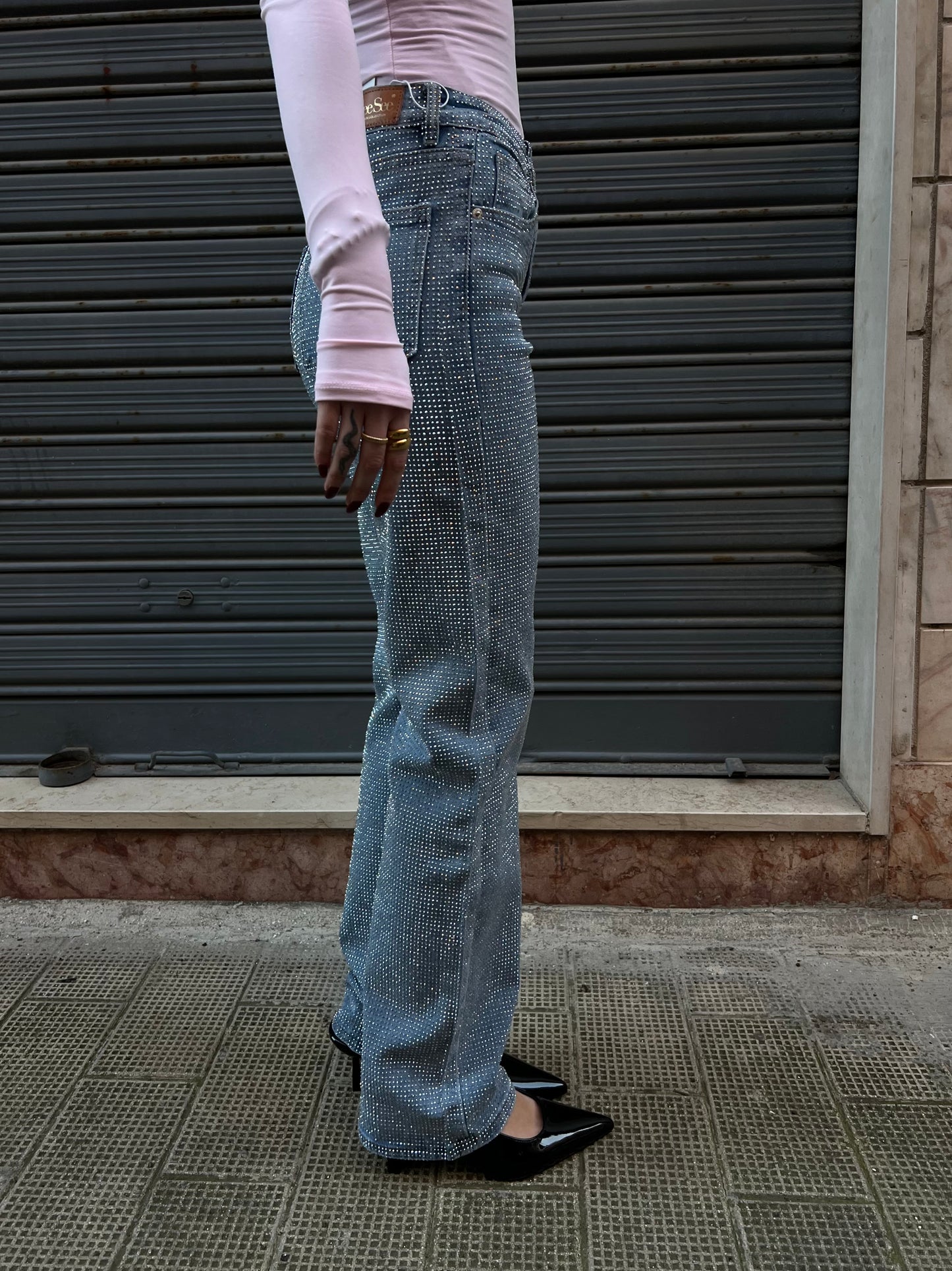 Jeans Full Strass