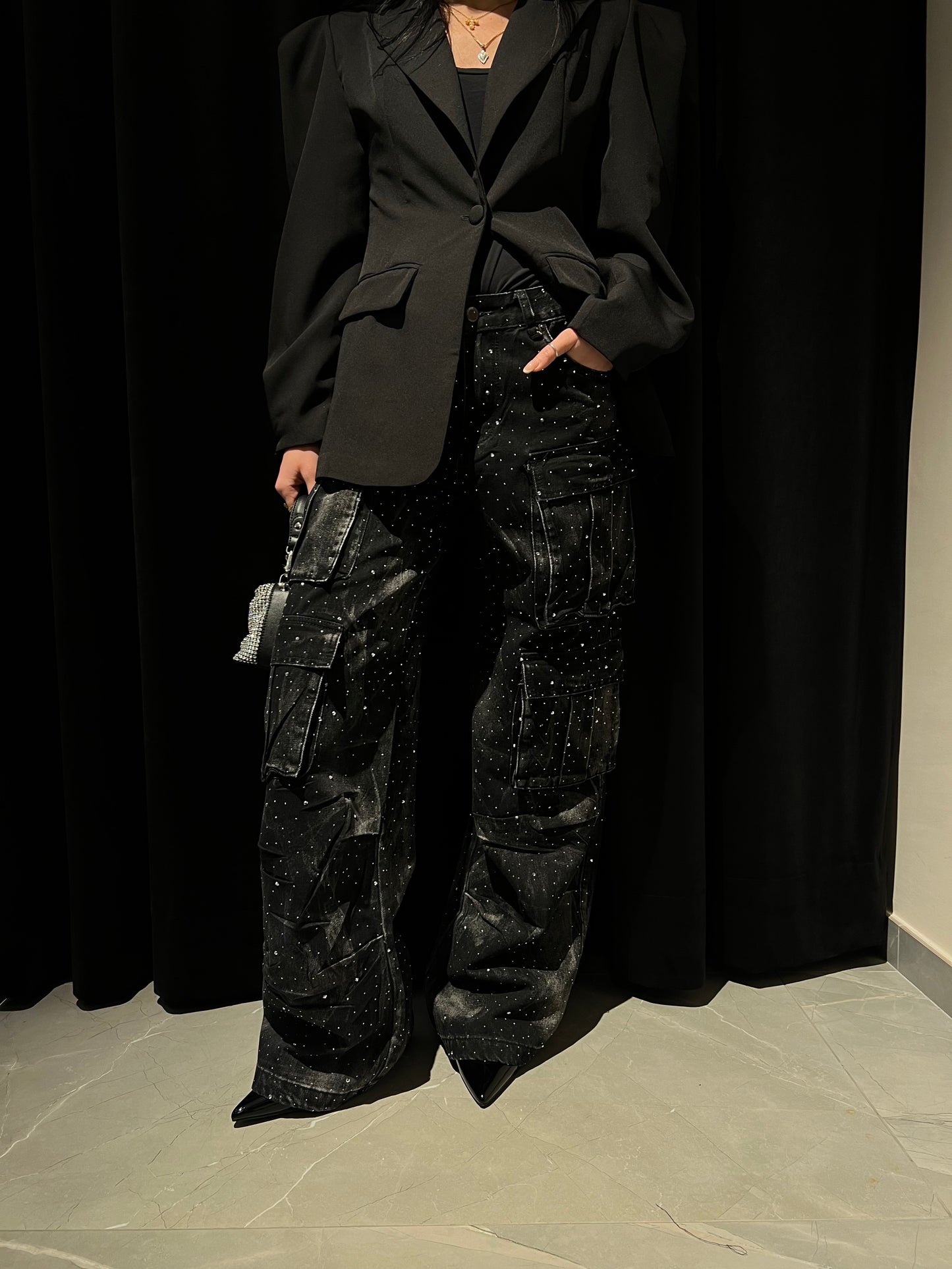 Cargo strass