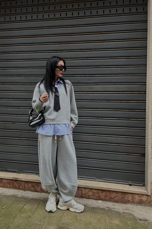 Tuta baggy camicia