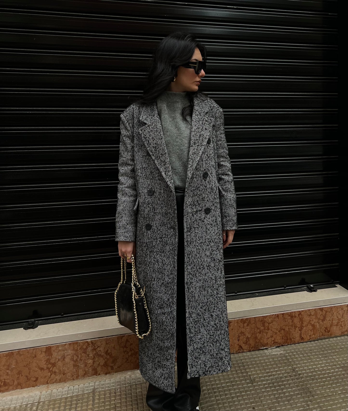 Cappotto maxi grey