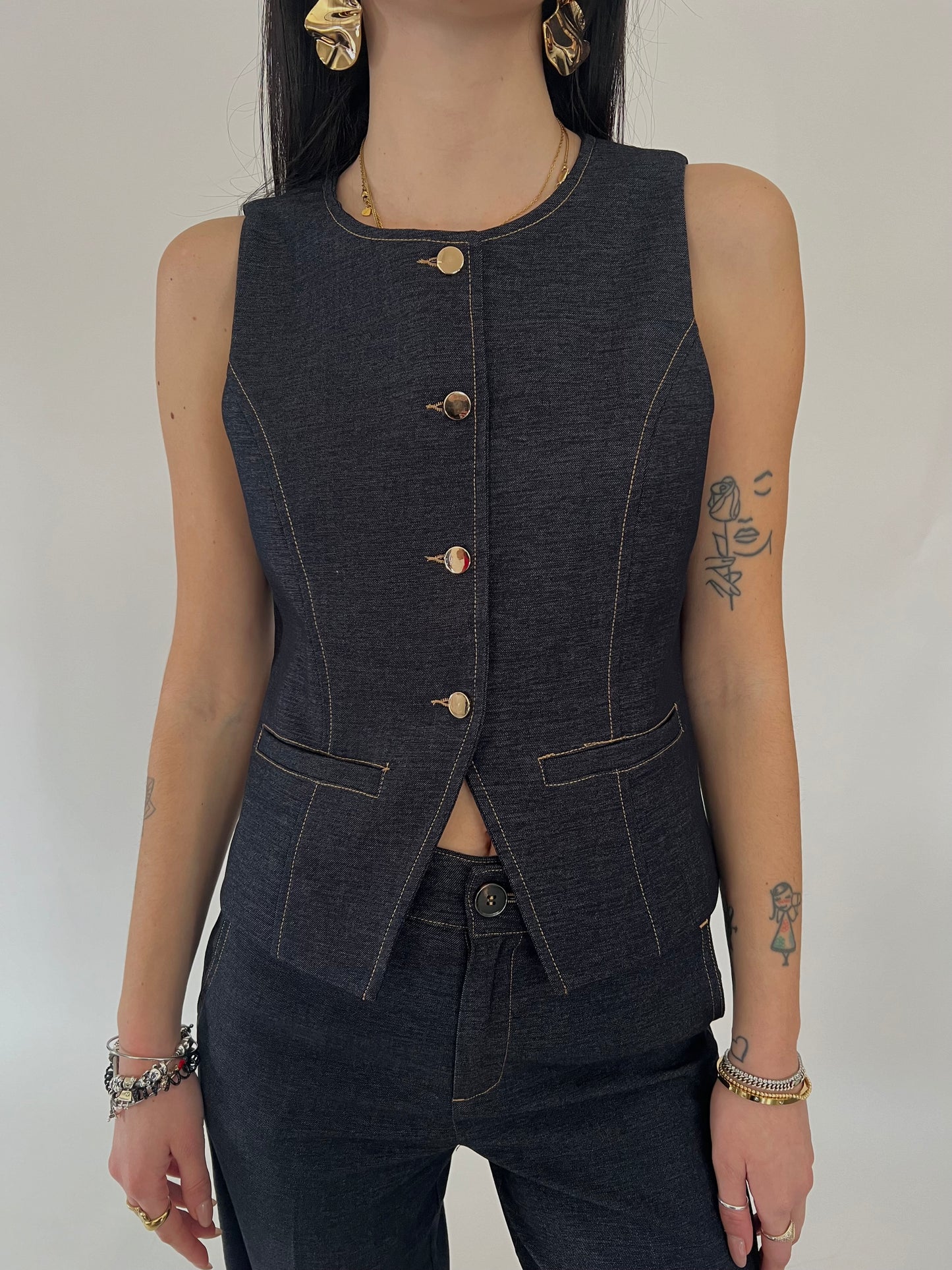 Tailleur denim Sophie