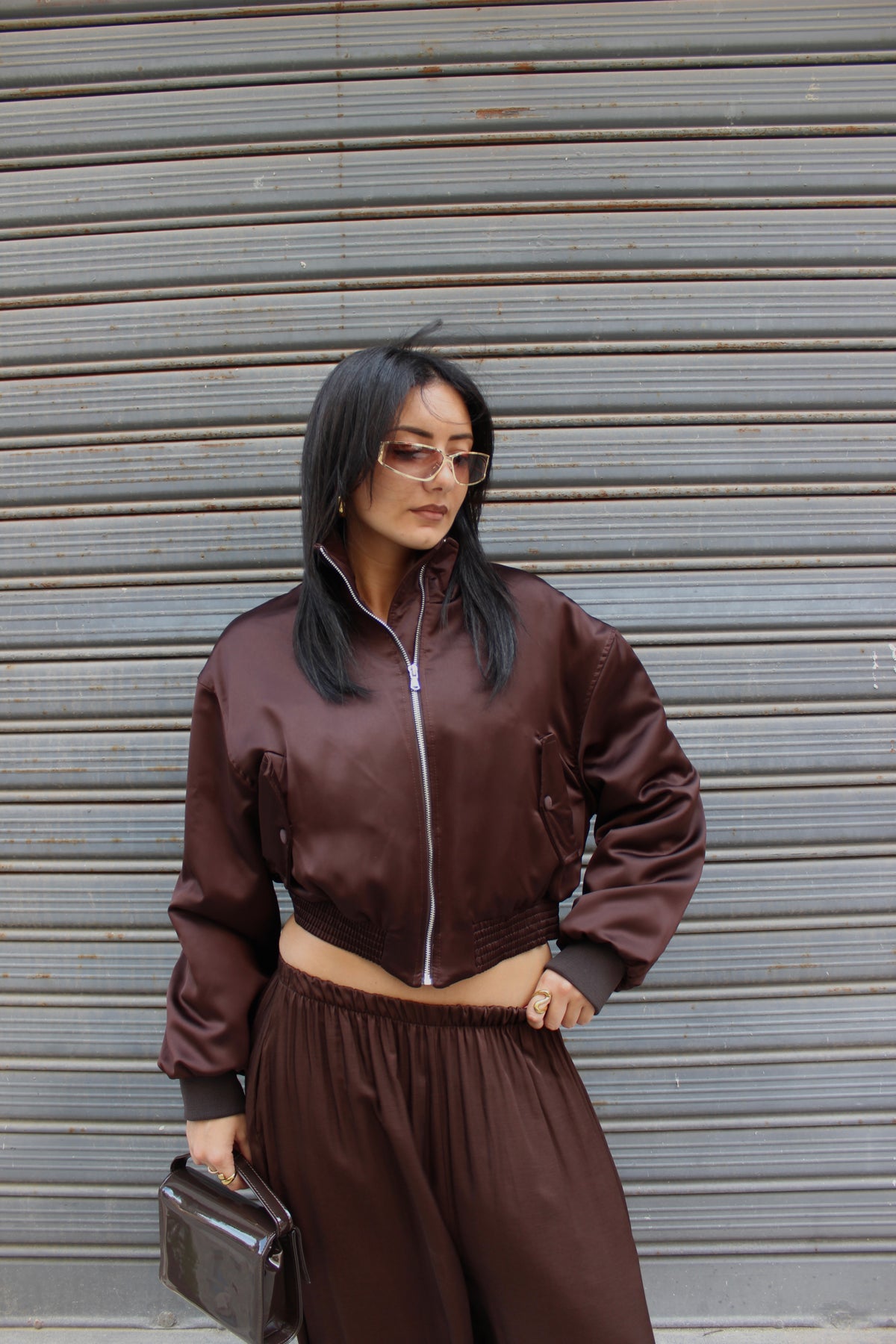 Bomber Lumina Satin