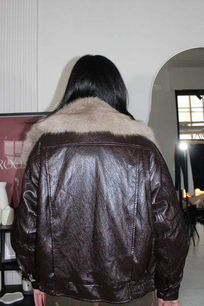 Bomber Fur Glossy