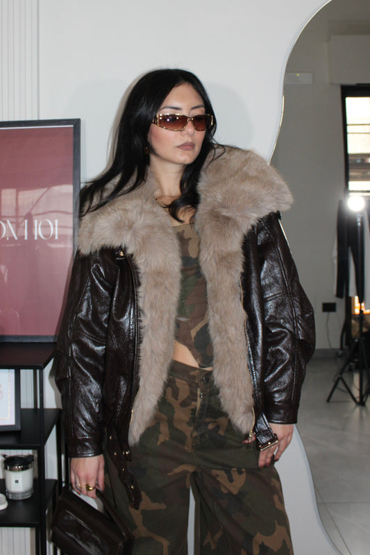 Bomber Fur Glossy