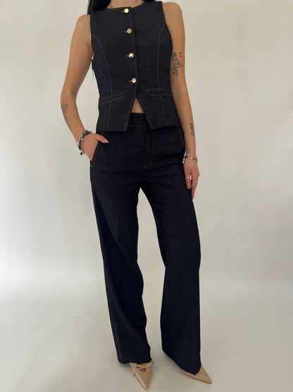 Tailleur denim Sophie