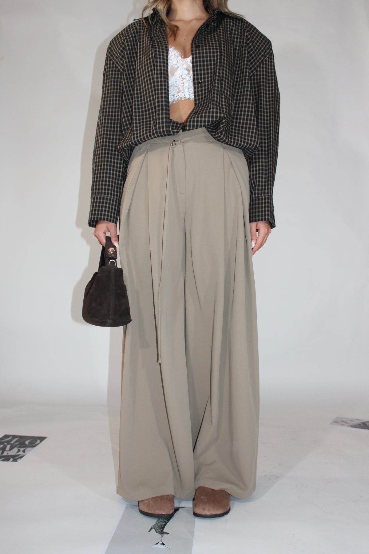 Panta Palazzo Beige