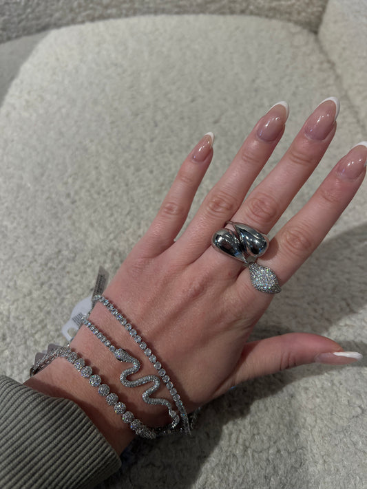 Bracciale strass