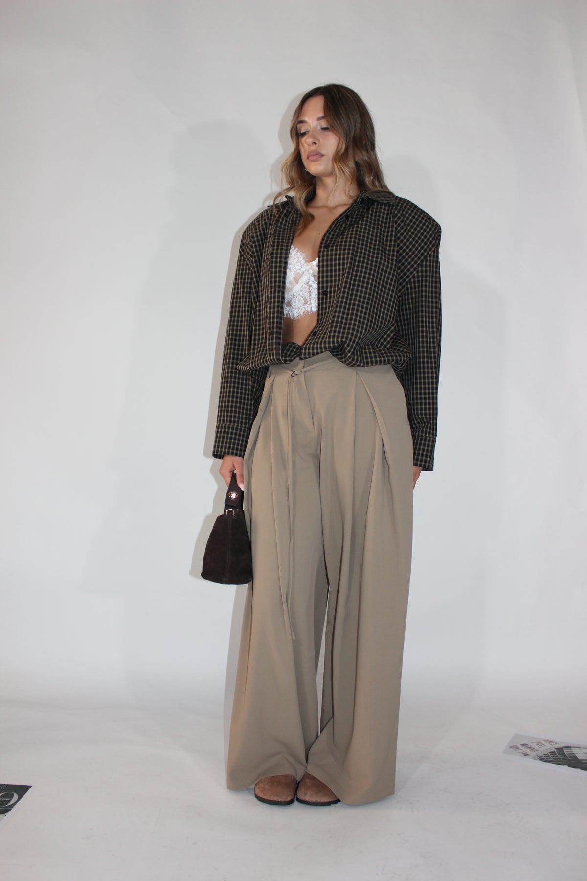 Panta Palazzo Beige