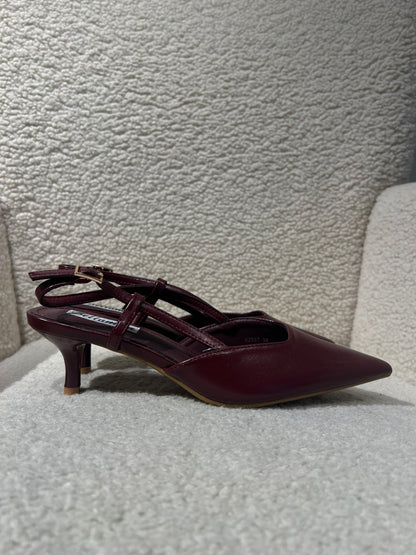 Décolleté mini burgundy