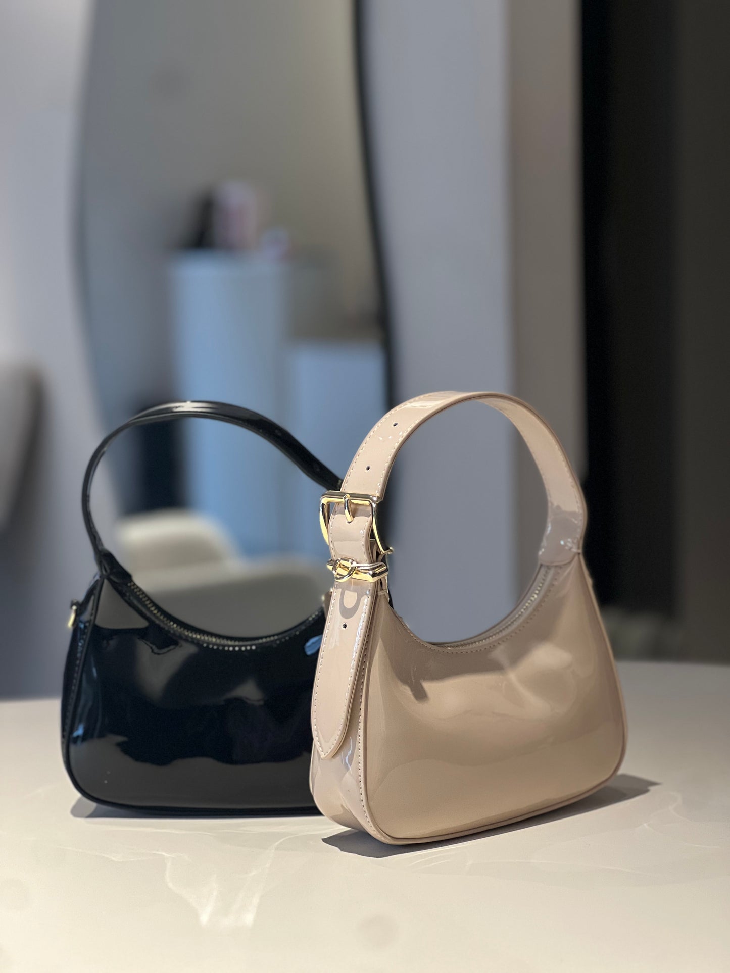 Bag vernice Ambra