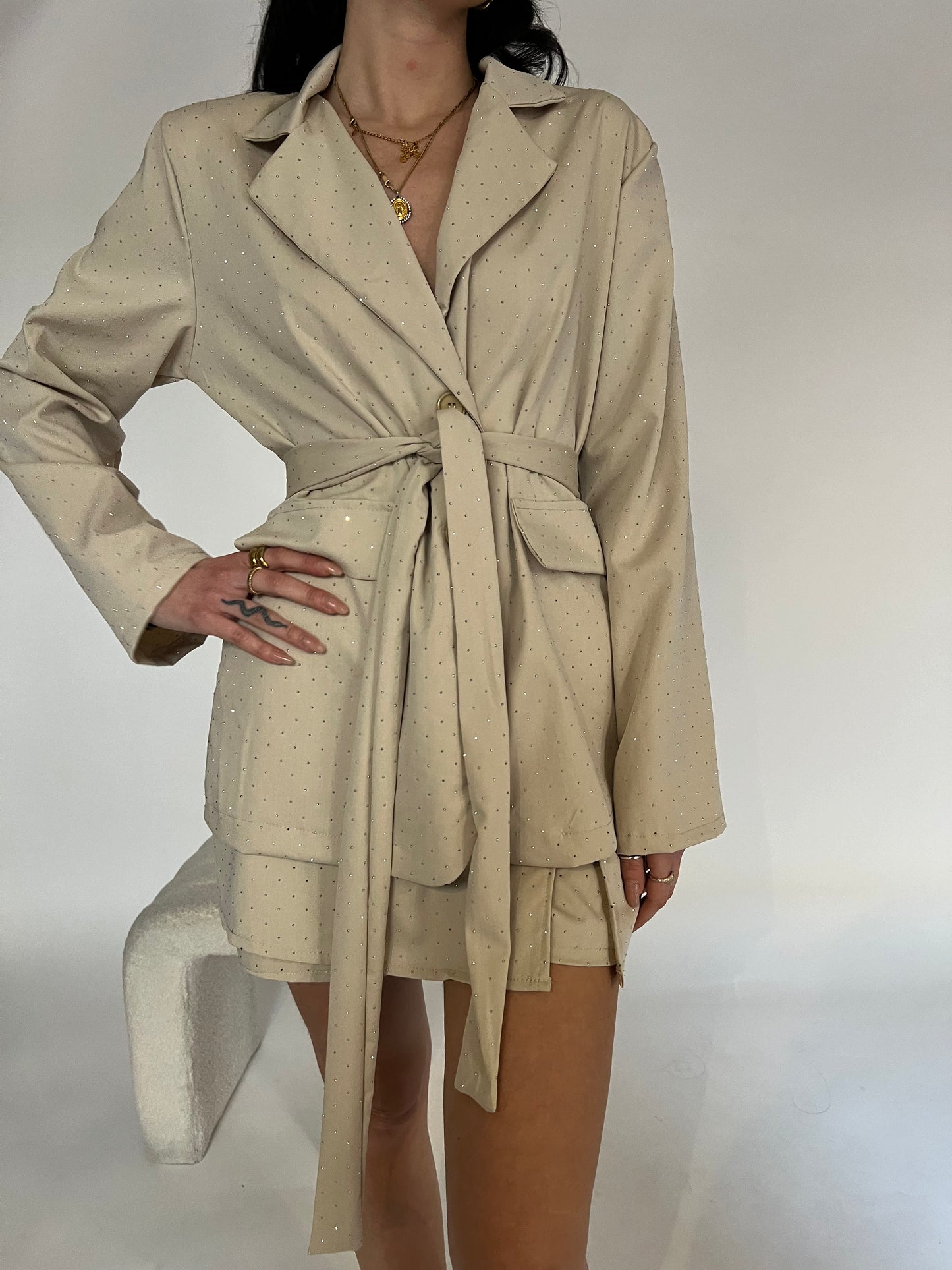 Tailleur strass