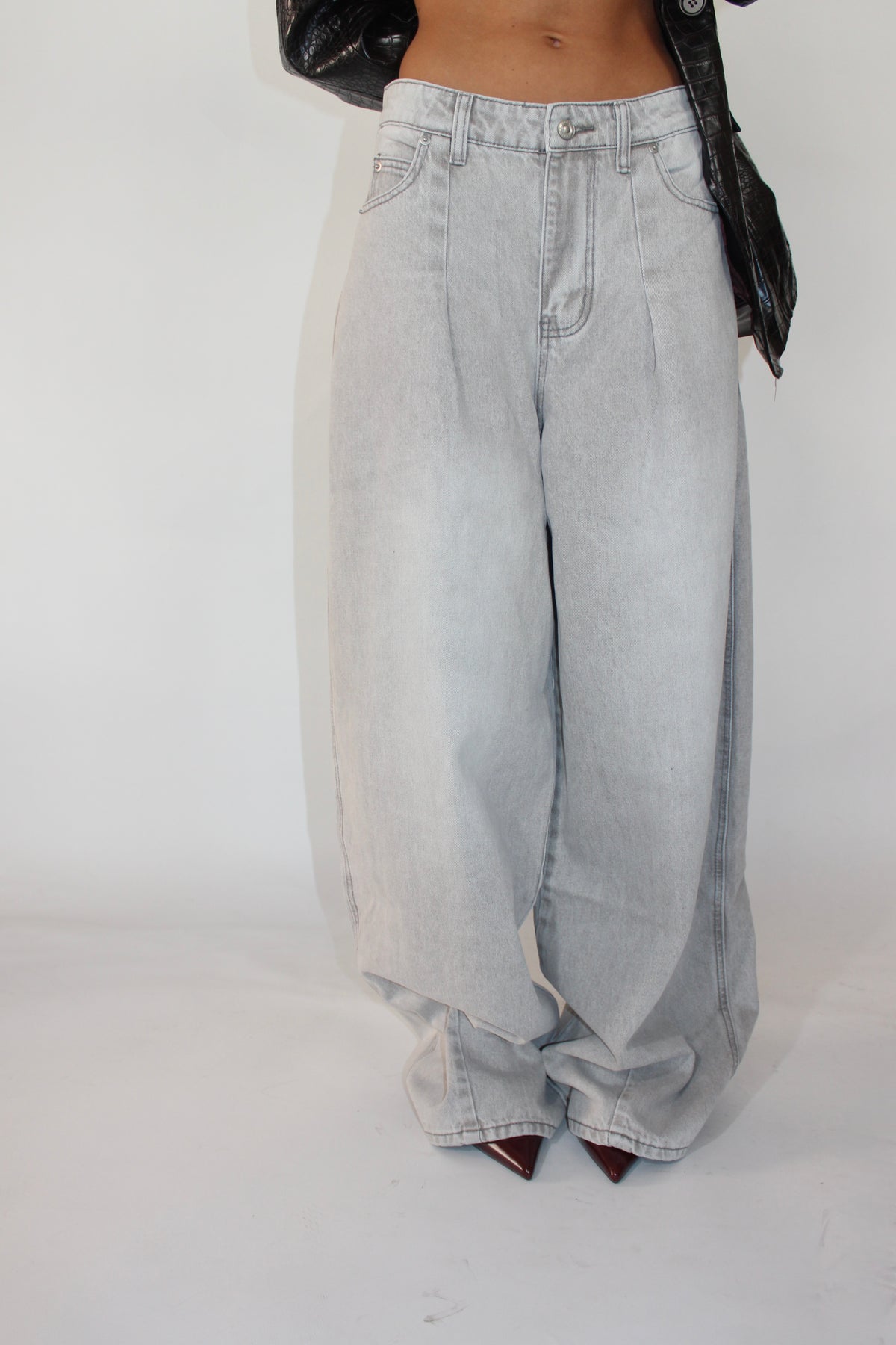 Jeans Ballon  Grey