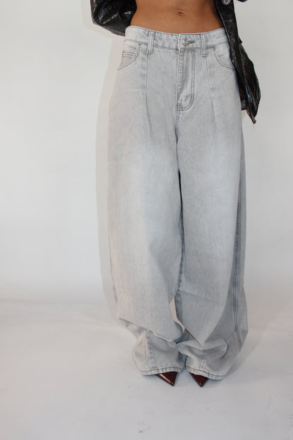 Jeans Ballon  Grey