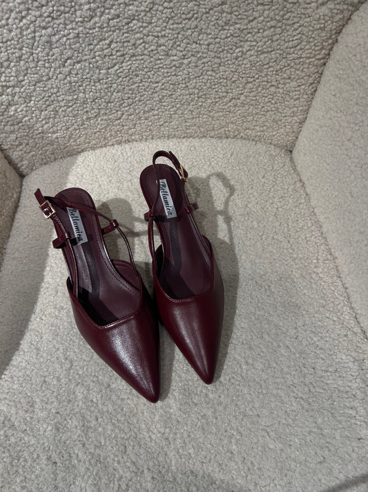 Décolleté mini burgundy