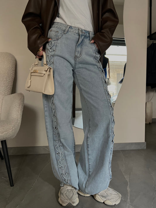 Jeans stringhe