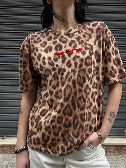 T-shirt lumina animalier