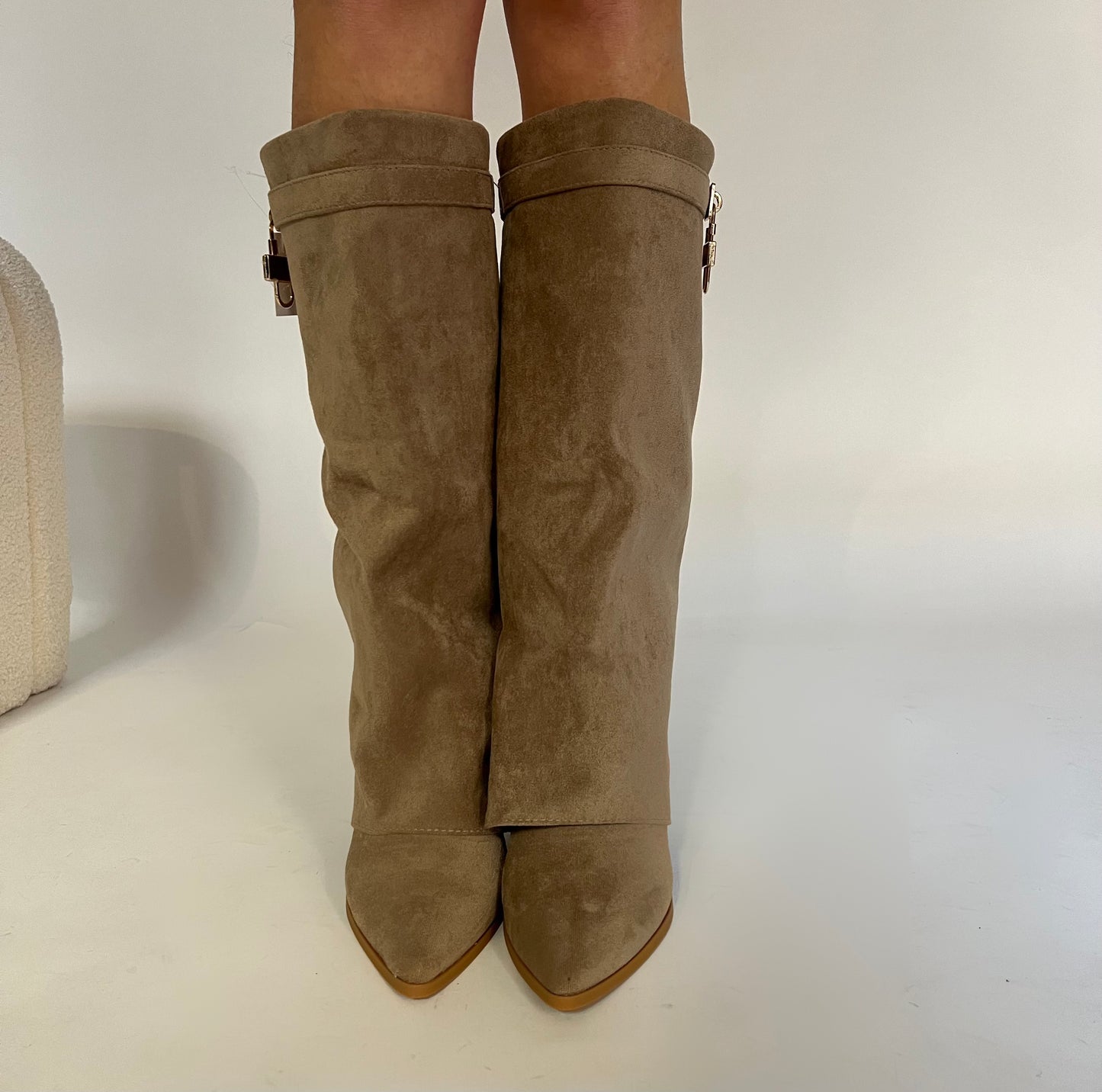 Stivale beige texano
