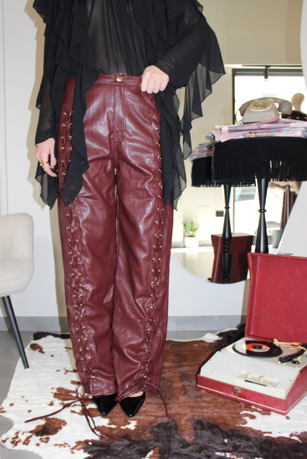 Pantalone Leather