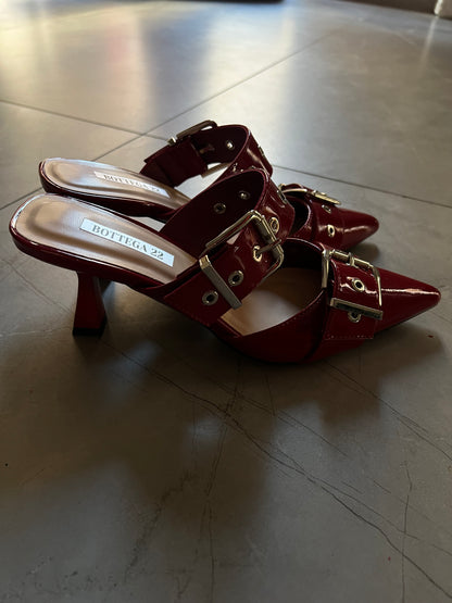 Décolleté Shine Burgundy